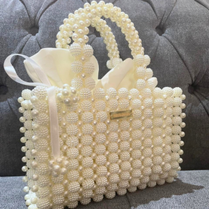 Sac en perle blanc