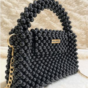 Sac en perle noir